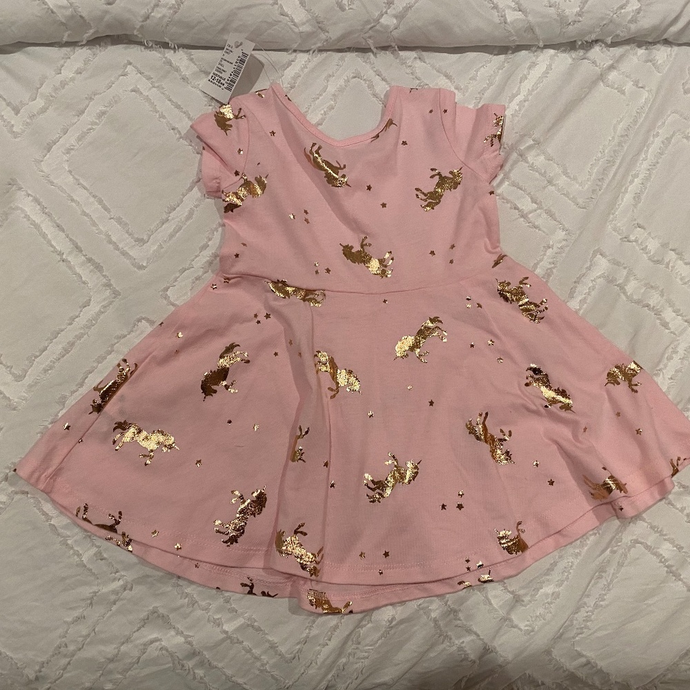 Baby girls unicorn dress